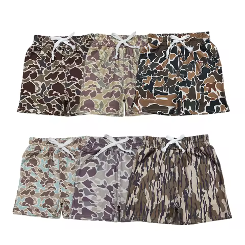 Wholesale Kids Shorts Summer Baby Boy Camo Pockets Sibling Shorts Bottom Southern Boutique Children'