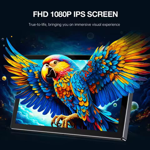 Hoewns Touchscreen Monitor 5.7 inch 1920x1080 60Hz Touch Portable Monitor Display Speakers Type-C US