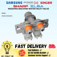 Water Feed Inlet Valve for Washing Machine SAMSUNG DAEWOO SINGER SHARP ELBA DC62-00024S WA90CG4545BD