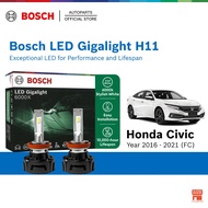 Bosch LED Gigalight 6000K H11 Halogen Headlight Retrofit Bulb + CANBUS for Honda Civic FC - 19873015