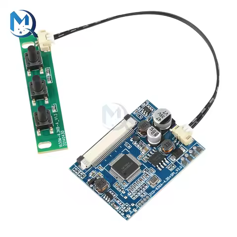 4.3/5-inch LCD Monitor Driver Board Module Kit Monitor Motherboard for Car Audio-visual Digital Phot