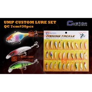 Custom Lure Spoon MINNOW Lure Bait 7 cm CUSTOM