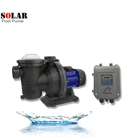 Solar Powered Surface Water Pump Kit for Swimming Pool, SJP Series 48 V DC, 500W, 900W, 1200W, Austr