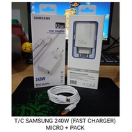 TC TRAVEL CHARGER SAMSUNG (240W FAST CHARGER) MICRO & TYPE C New