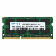 For Samsung 4GB PC3-8500S DDR3 1066MHz M471B5273BH1-CF8 SO-DIMM Laptop Memory