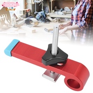 ELO11 T Track Clamps Kit, Aluminum Alloy T Slots T Track Clamp, Accessories Adjustable Red T Track H