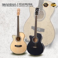 Gamma 40" Slim Body Left Handed Acoustic Guitar - Natural