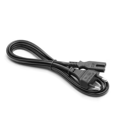 EU US Plug Power Cable 2pin IEC320 C7 Power Extension Cord For LG Sony TV Monitor PS3 XBox Charger R