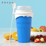 [Adepe] Slushy Maker Cup Portable Gadget 500ml Squeeze Cup for Family Friends Kids