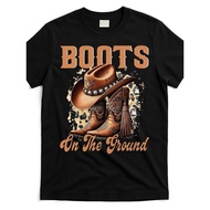 Graphic Tee-Funny Cowgirl Boots Bling Women[ Cool Design] Boots on The Ground WomenS Tee Comfortable
