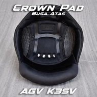 Crown Pad Helmet AGV K3SV Top Foam Helmet AGV K3SV Aftermarket Liner Helmet AGV K3SV Replacement for