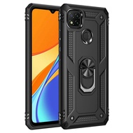 For Xiaomi POCO C31 Case Car Magnetic Stand Ring Phone Case For Poco C31 Shockproof Armor Back Cover
