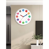 clock wall jam dinding Jam radio Jam dinding Jam ruang tamu rumah senyap Gantung dinding Jam kuarza 