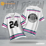 Baju Hijau Putih Lelaki Perempuan Mint Vintage Collar Jersey Custom Name and Number Budak Dewasa Jersey Murah Bola Malaysia Jersey Futsal Esport Extra Large Jersey Microfiber