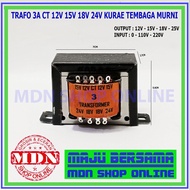 Trafo 5A CT 32 Volt KURAE tembaga murni - travo 5 amper 18v 12v ct 32v 25v bagus