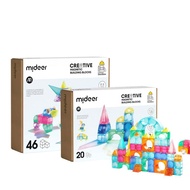 Mideer มิเดียร์ Creative Magnetic Building Blocks บล็อกตัวต่อแม่เหล็กสีรุ้งพาสเทล