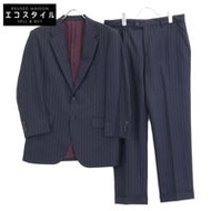 สูทผ้าขนสัตว์สีน้ำเงินเข้มลายทาง Zegna จาก Paul Smith ไซส์ M2