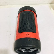 USED SPEAKER RED WITH BASS AMP LOUD SPEAKER