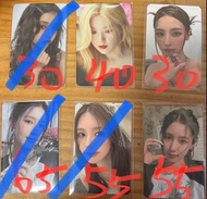 (G)I-DLE gidle 小卡 趙美延 Miyeon 田小娟 葉舒華 專輯小卡 I feel , I love ,趙美廷專輯小卡,龍山特典小卡趙美廷