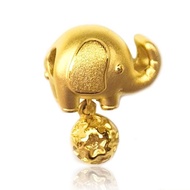 CHOW TAI FOOK 999 Pure Gold Pendant - Cute Elephant R21568
