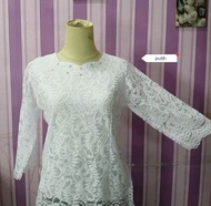 #Blus Kebaya Brokat Mewah# #Model Tangan Lurus#/ Atasan Wanita Terbaru. Blus Brokat Masa kini blus k