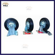 5 inch Trolley Wheels 5 inch Rubber Display Case Wheels Trolley Wheels