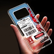 Casing For Sharp Aquos R6 SH-51B SH-M22 Phone Case DHL Pattern Design Transparent Ultra-thin Soft Sh