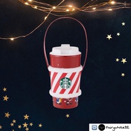 แก้วสตาร์บัคส์ Red Bear & Friends With Cup Sleeve 16 OZ. ของแท้ 100%