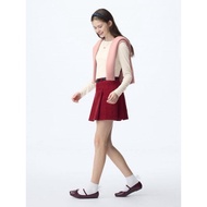 GU STRAP BALLET SHOES IN WINE