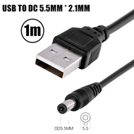 USB to DC 5.5 x 2.1mm DC 5V Power Plug Connector Cable USB to 5v Power Cable USB to DC Power Charger