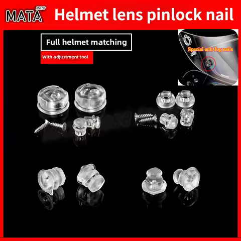 Suitable for AGV SHOEI ARAI KYT LS2 HJC Helmet Lens Anti-fog Nail Buckle Accessories Screw Helmet ac