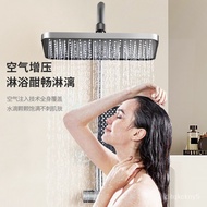 Shower Head Set Copper Bathing Machine Constant Temperature Rain Pressurized Bathroom Shower Full Set Concealed Bathroom