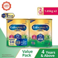 [Bundle of 2] Enfagrow A+ Pro Stage 4 Milk Powder Formula Twin Pack for Children 4 Year & Above, 1.6