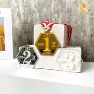 Acrylic Gold Medal Gold Acrylic Medal Gold Engraved Medal Acrylic Medal