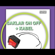 SAKLAR ON OFF KNAPSAK + KABEL switch tombol power sprayer elektrik