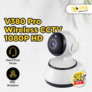 [HD WIFI CCTV] V380 Pro Wireless CCTV 1080P HD WIFI IP Camera 360° Rotation Intercomm Mode Baby CCTV