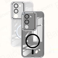 Casing For OPPO A5 4G CPH2727 5G CPH2735 A5i Pro CPH2755 With Magnetic Sticker Camera Lens Anti-Drop