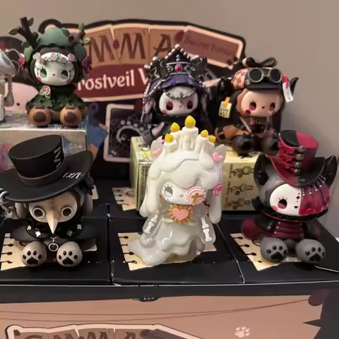 Emma Secret Forest Frostveil Villa Series Blind Box Cute Action Figures Dolls Collectible Desktop Or