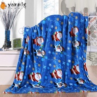 YANMIG Sofa Blanket, Elk Snowflake Soft Cosy Snuggle Blanket,  Washable Winter Warm Flannel Christma