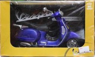 Vespa 偉士牌 GRANTURISMO 藍 部分合金 比例 1/12 Newray 42133