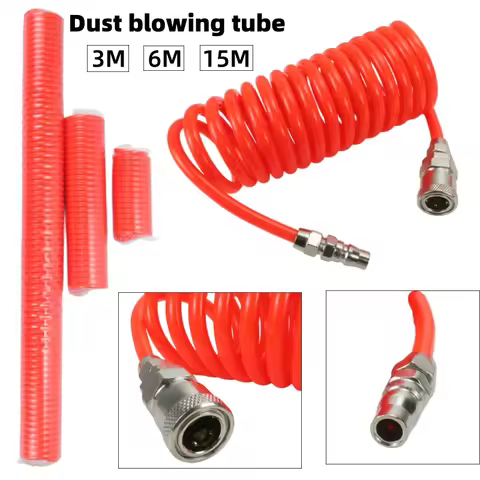 Pneumatic Tools Hose Air Pneumatic Hose Spiral Pipe Air Compressor Hose Long Pneumatic Hose Air Comp