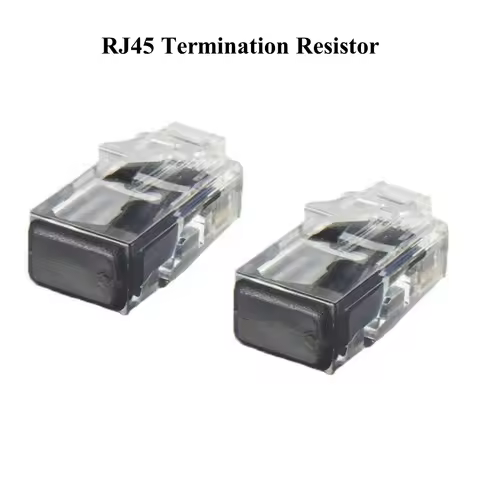 RJ45 8P8C DMX Termination Resistor with 120Ohm RJ45 Connector Modbus Line Terminator For End Of RS48