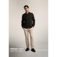 KEMEJA MOC Men's Long Sleeve Shirt ARSENAL-OLIVE
