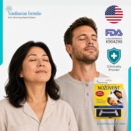 Nozovent Anti Snoring Nasal Dilator Small | FDA 510(k) | Better Airflow Sleep Aid | Reusable | USA