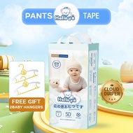 Hello ya  Diaper【get 2 free gifts】Pull-up Pants Baby Diaper 50pcs/pk NB S M L XL XXL XXXL all size