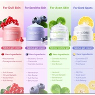 Glad2glow blueberry 5% ceramide moisturizer 30gram, moisturizer pomegrante 30 gr glad2glow pink gi2g