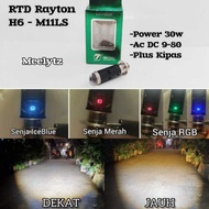 RTD M11Z & M11LS - Lampu Utama H6 RTD Rayton plus senja RGB Jauh Dekat D3 Putih Kuning M11Z LS10 LS2