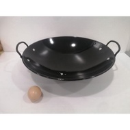 42cm enamel double handle wok
