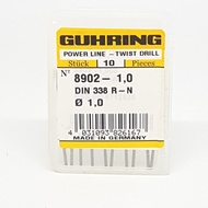MATA GUHRING 1MM POWERLINE IRON DRILL BIT - 1MM HSS DRILL BIT GERMANY