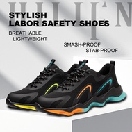 Safety Shoes Anti Drilling Safety Work Boots Casual Steel Toe Cap Protective Shoes